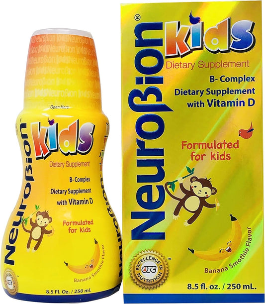 Neurobion Kids B Complex Liquid Multivitamin for Children - 8.5 fl oz - Boosts Health and Wellness