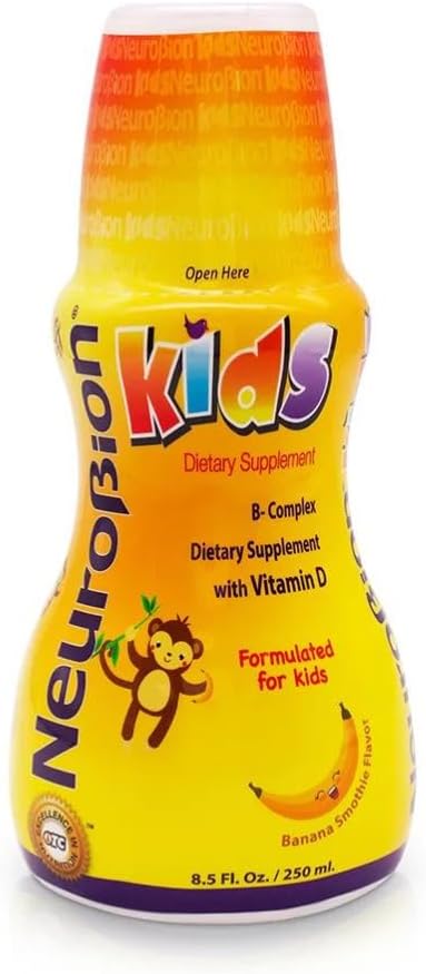Neurobion Kids B Complex Liquid Multivitamin for Children - 8.5 fl oz - Boosts Health and Wellness