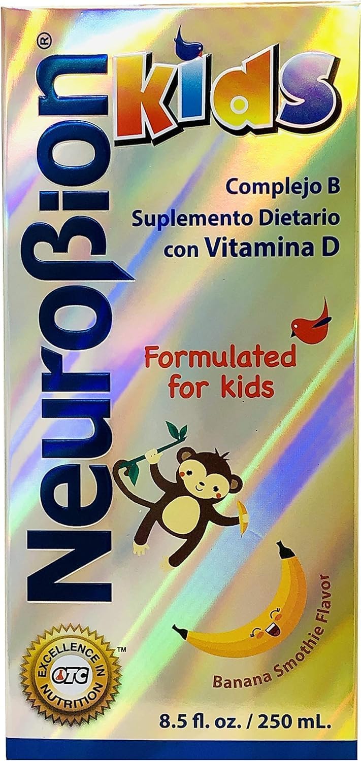 Neurobion Kids B Complex Liquid Multivitamin for Children - 8.5 fl oz - Boosts Health and Wellness