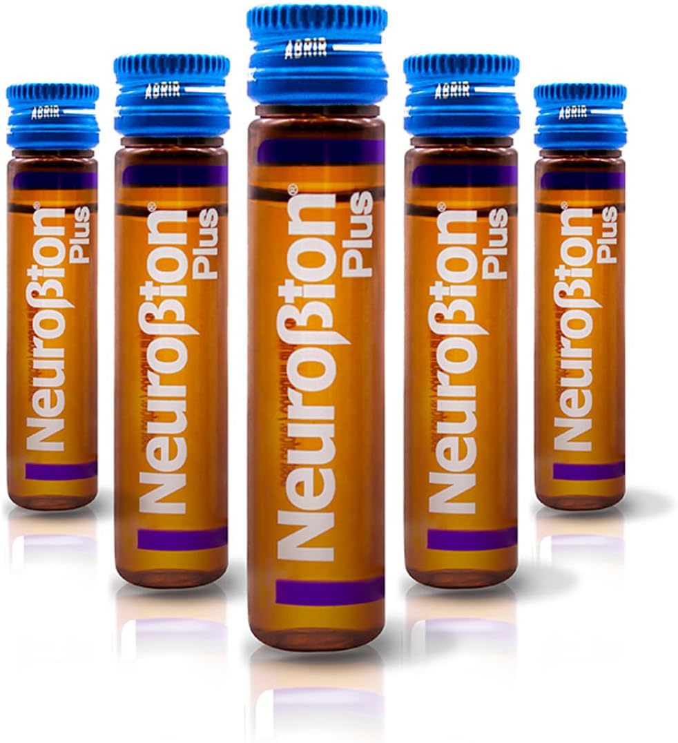 Neurobion Plus Liquid B Complex Dietary Supplement - Pack of 10 Vials