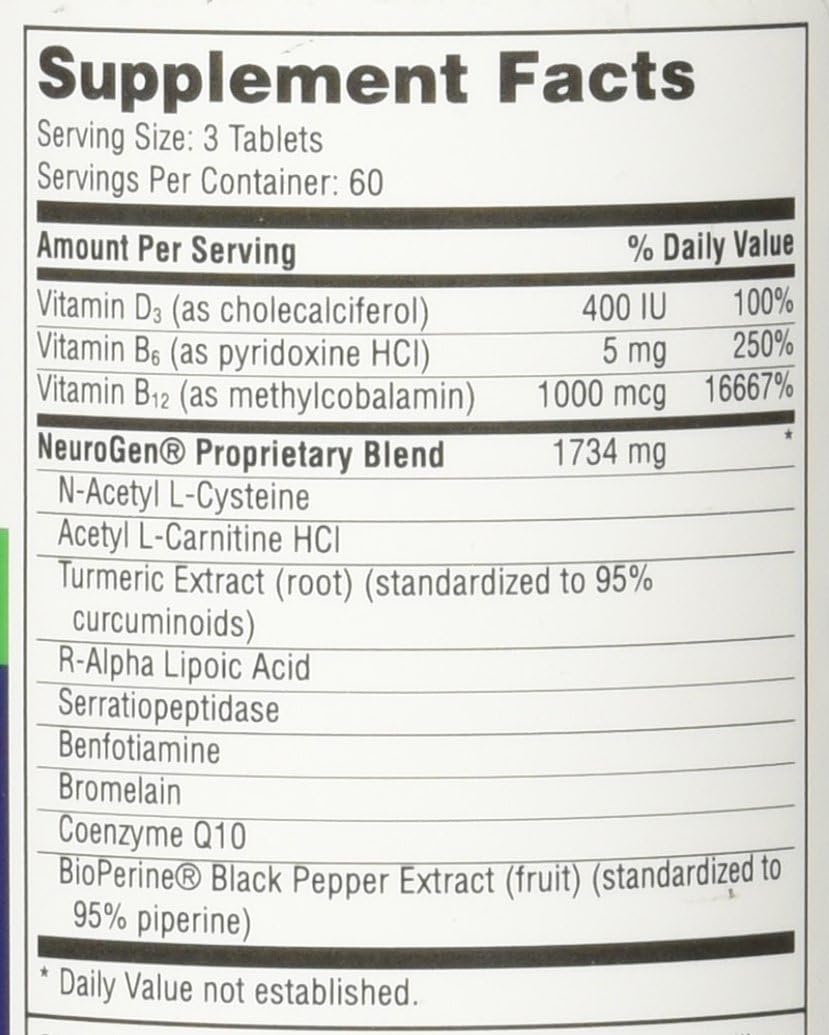 Neurogen Nerve Support Supplement by Neuropharmaca - Boost Nerve Health and Function with Natural Ingredients