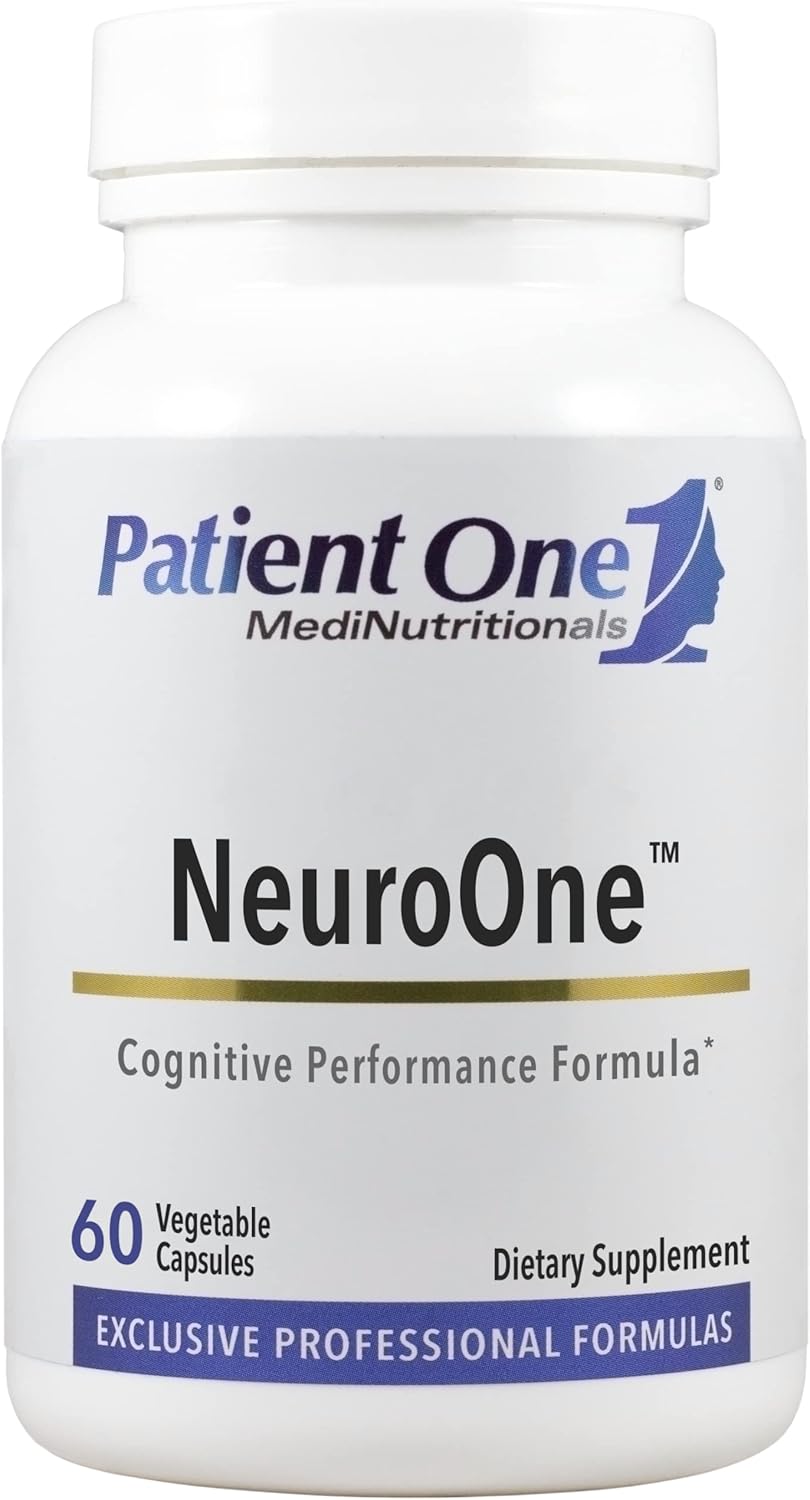 NeuroOne Memory, Cognition, Mood, and Focus Supplement with Citicoline, Acetyl-L-Carnitine, Gingko | 60 Capsules