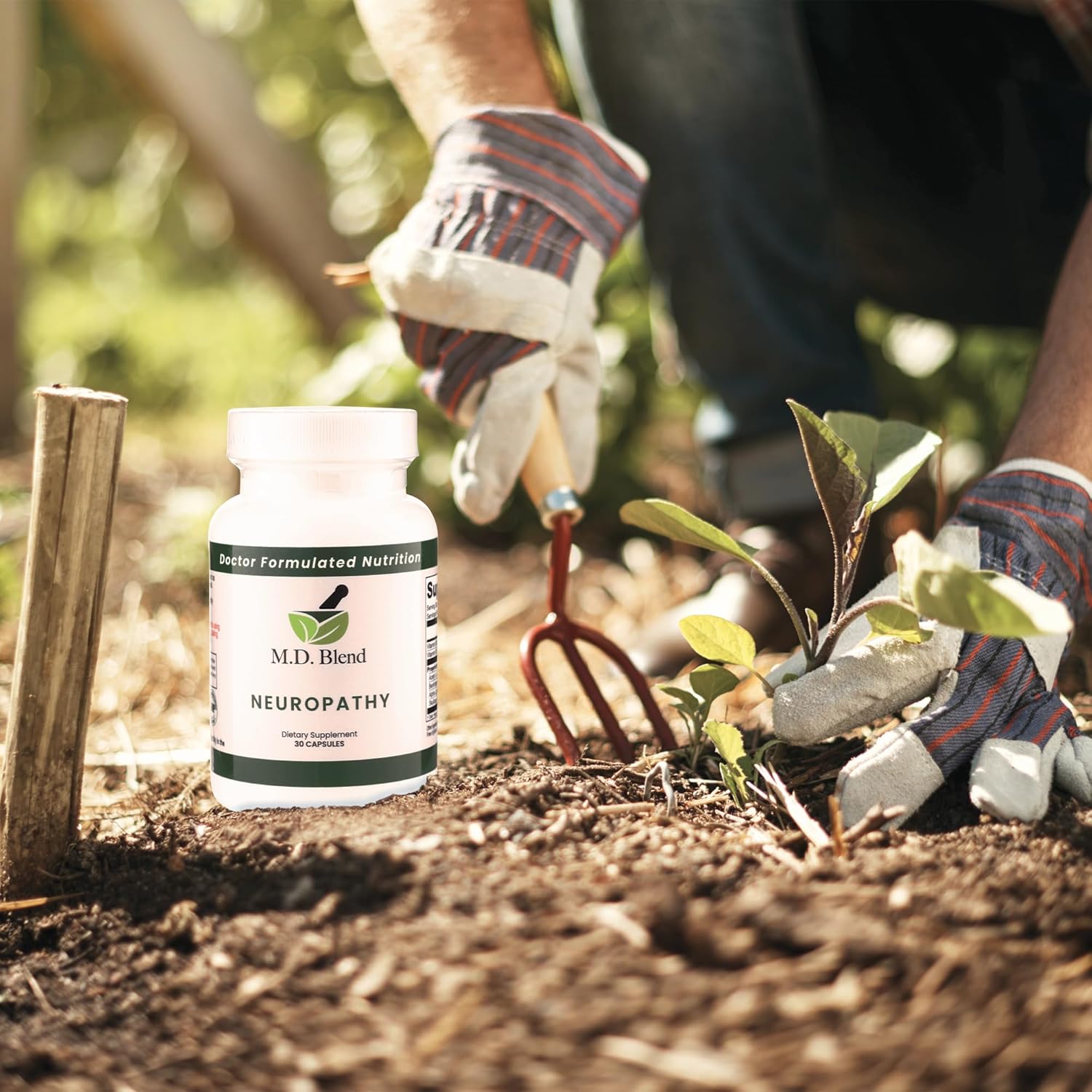 Neuropathy Support Supplement - Expert Formulated Natural Blend for Nerve Health - Alpha Lipoic Acid, L-Carnitine, Vitamins B6 & B12 - 30 Capsules - BoostGo Australia