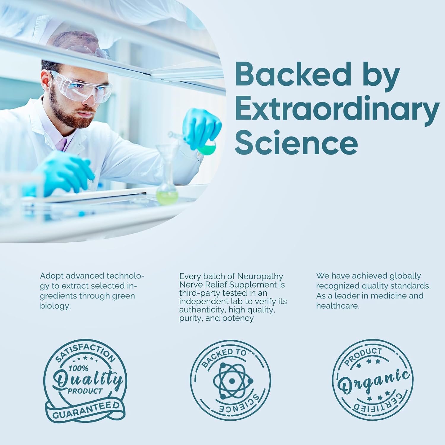 Neuropathy Support Supplement with 600mg Alpha Lipoic Acid for Nerve Relief in Feet, Hands, Toes, Back, Neck - Max Strength Formula