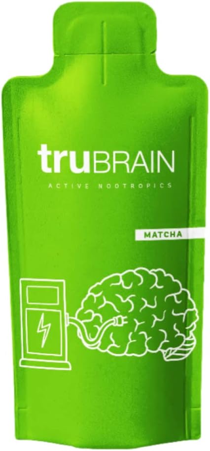 Neuroscientist-Designed TruBrain Nootropic Drinks for Improved Memory & Mental Output - Supplement for Cognitive Function