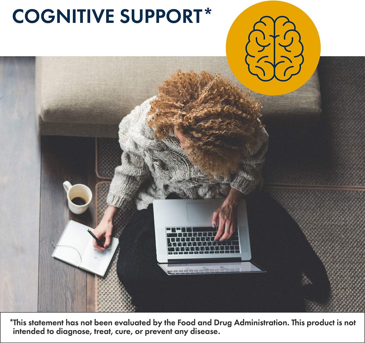 Neurotransmitter Support Bundle - Brain Cell + Metacalm with Citicoline, DMAE, Ginkgo, GABA, 5-HTP, L-Theanine - Memory, Focus, Mood - 60 Caps + 120 Caps