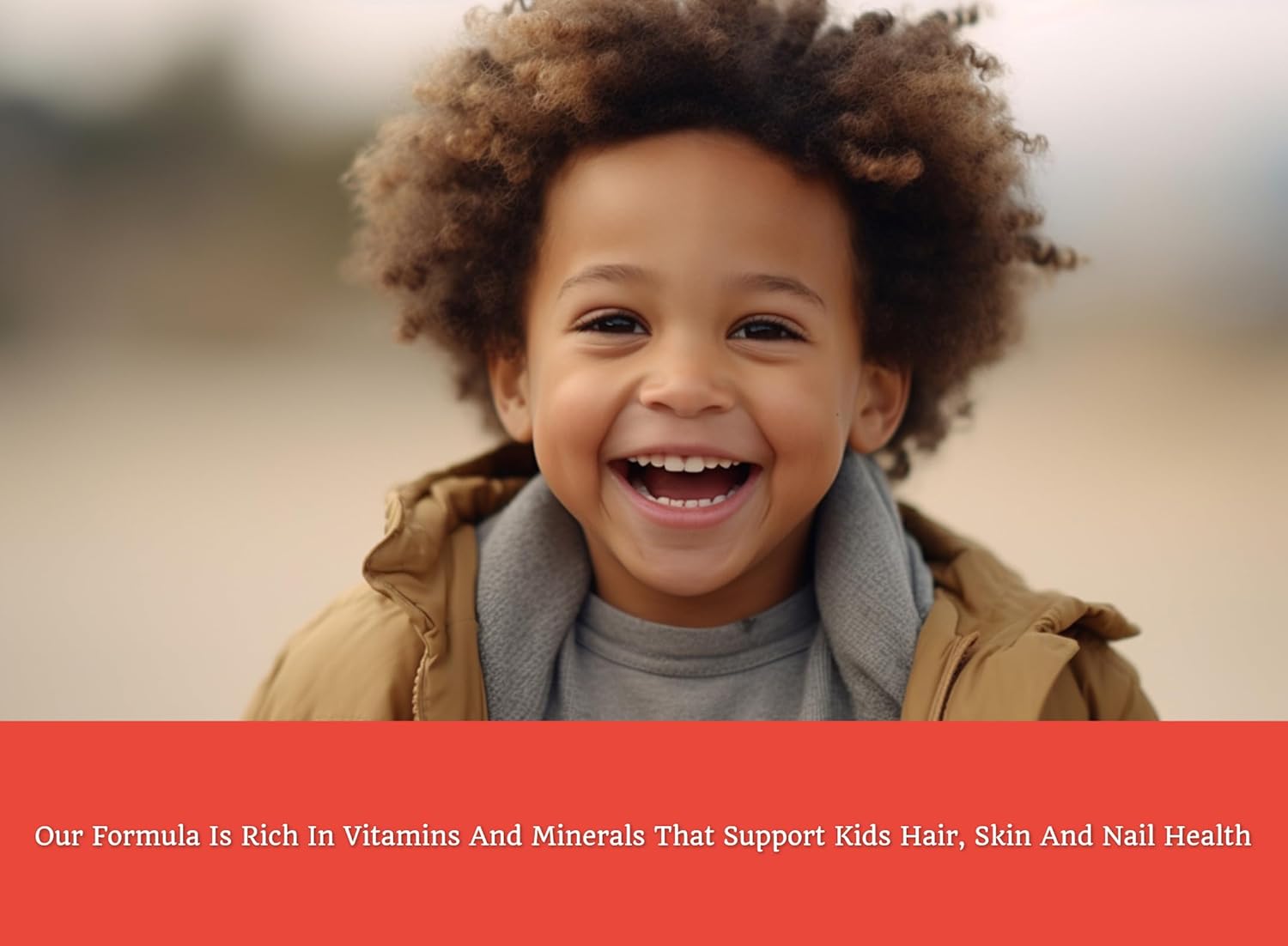 Nevancia Kids Hair, Skin & Nails Gummies - Biotin, B Vitamins, Vitamin C, Zinc - 60 Delicious Gummies for Stronger Nails, Healthier Hair, Natural Glow Skin