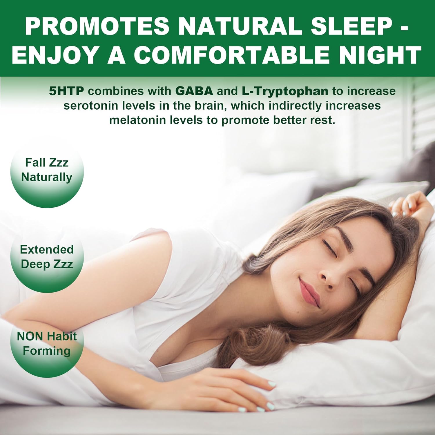 Nevis 5-HTP GABA and Glutathione Gummies Combo Pack - 180 Count