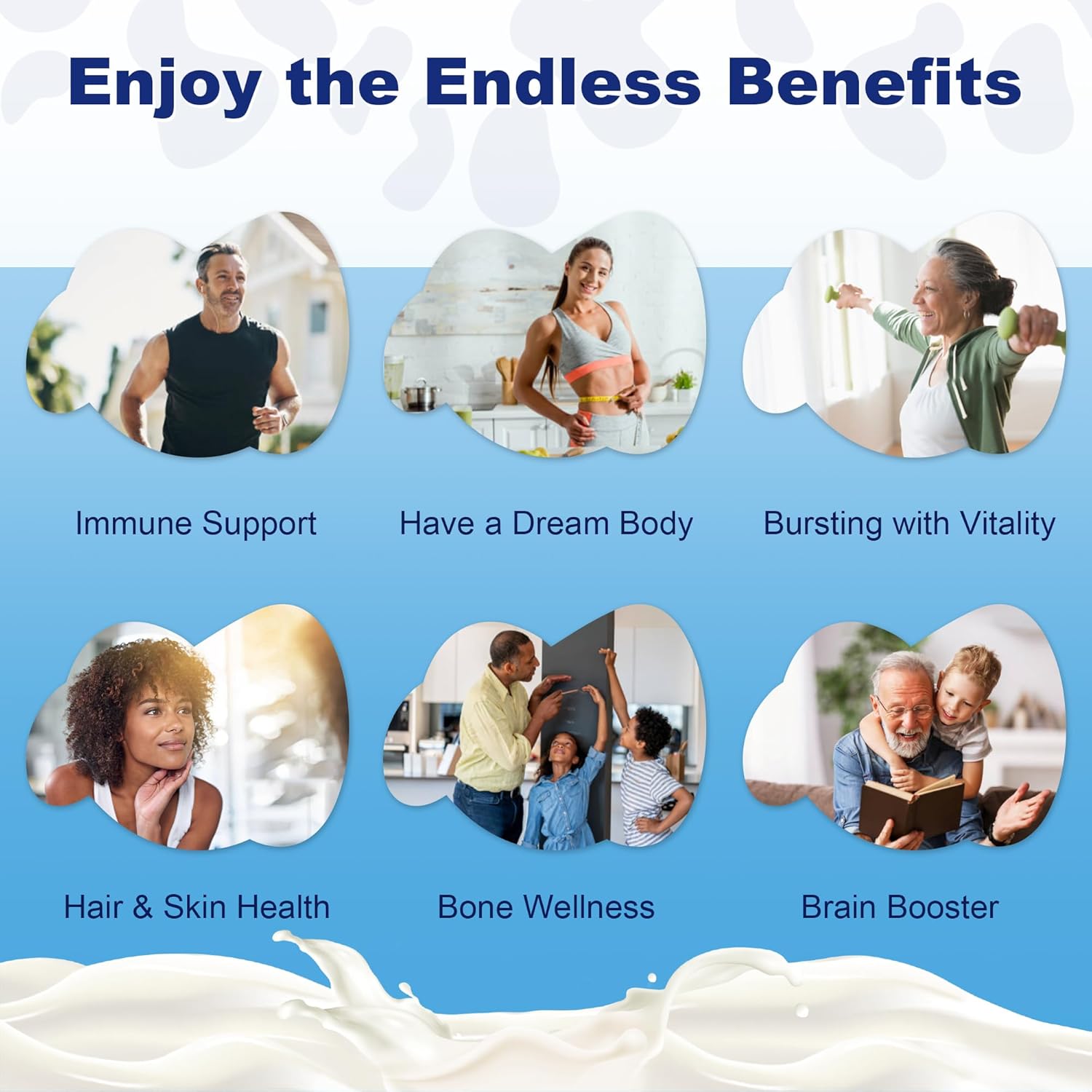 NEVISS Grass Fed Colostrum Gummies 1500mg with Probiotic, Zinc, Vitamin C - Immune & Gut Health Support - 60 Count