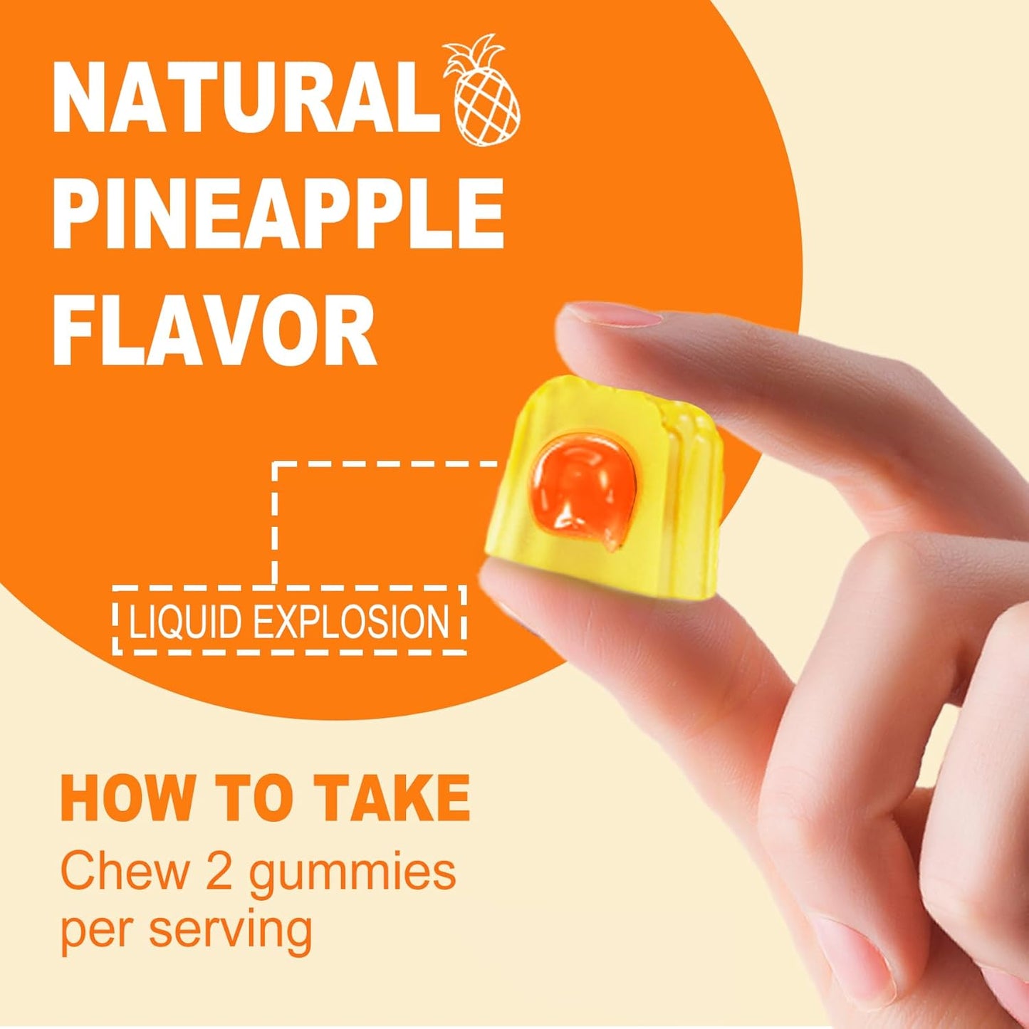 NEVISS Sugar-Free Turmeric Curcumin Gummies 550mg - Adult Formula