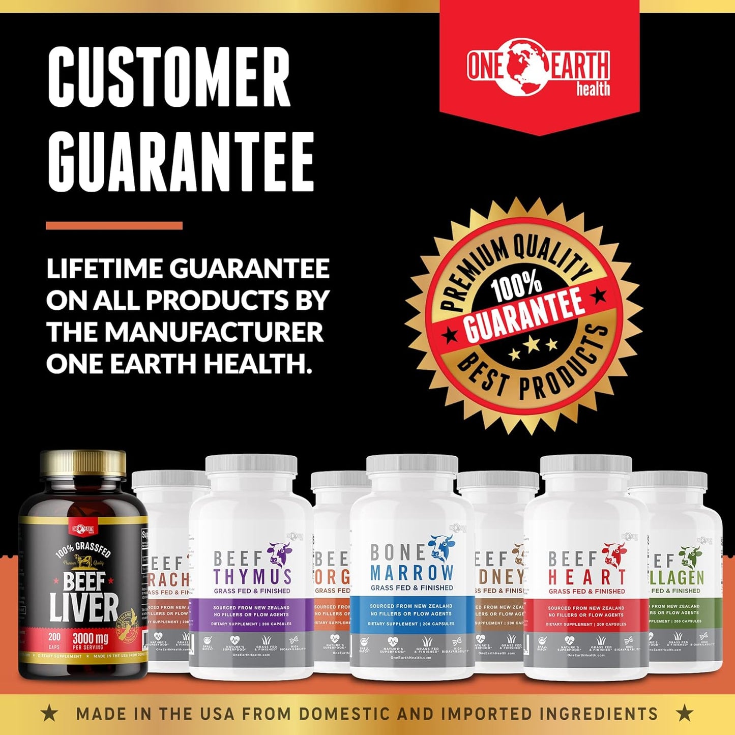 New Zealand Grass-Fed Beef Organs, Bone Marrow, and Liver Super Combo Bundle for Optimal Health