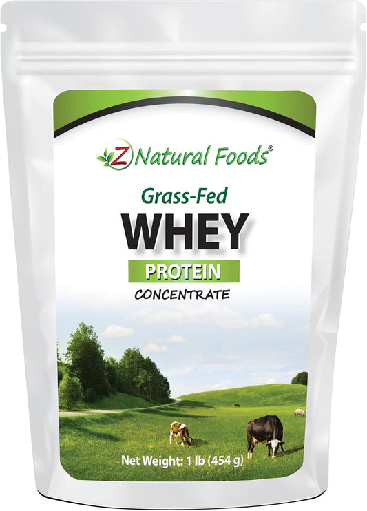 New Zealand Grass-Fed Whey Protein Concentrate Powder - Pure, Cold-Processed Nutrition for Fitness - Unflavored, 1 lb - BoostGo Australia