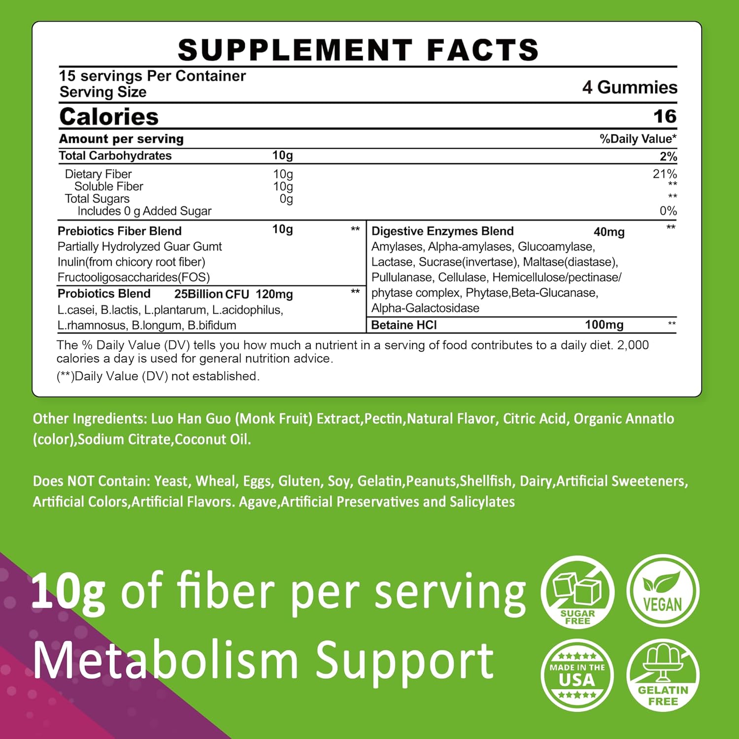 Nextdia Vegan Omega 3 Gummies + Sugar Free Fiber Gummies Combo Pack