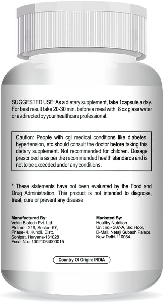 Niacin (Vitamin B3) 500mg Capsules - Non-GMO, Gluten Free, 60 Vegetarian Capsules