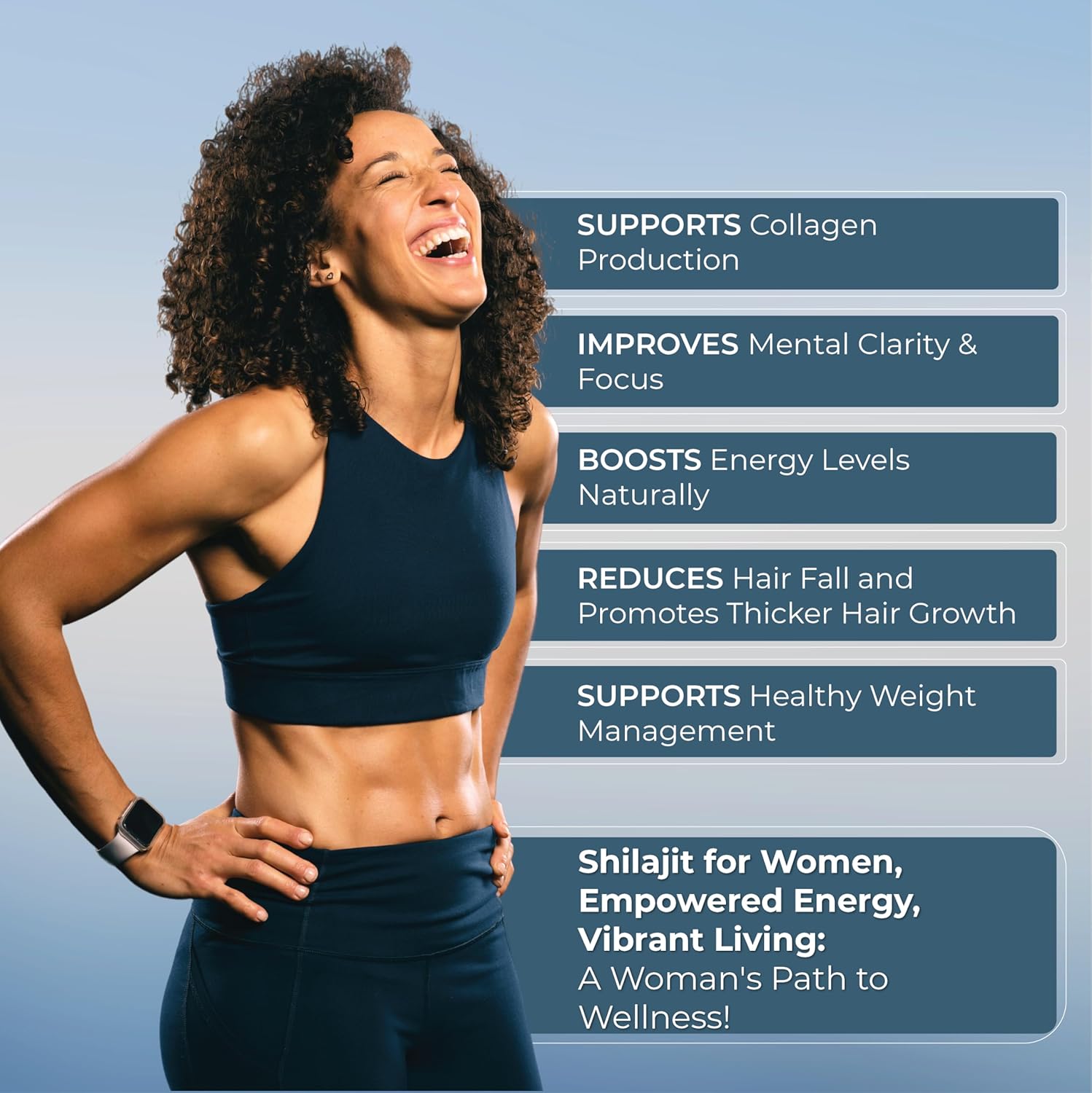 NiDiZ 800MG Shilajit Resin with 5-in-1 Ayurvedic Herbs - 100% Pure and Natural, 50g