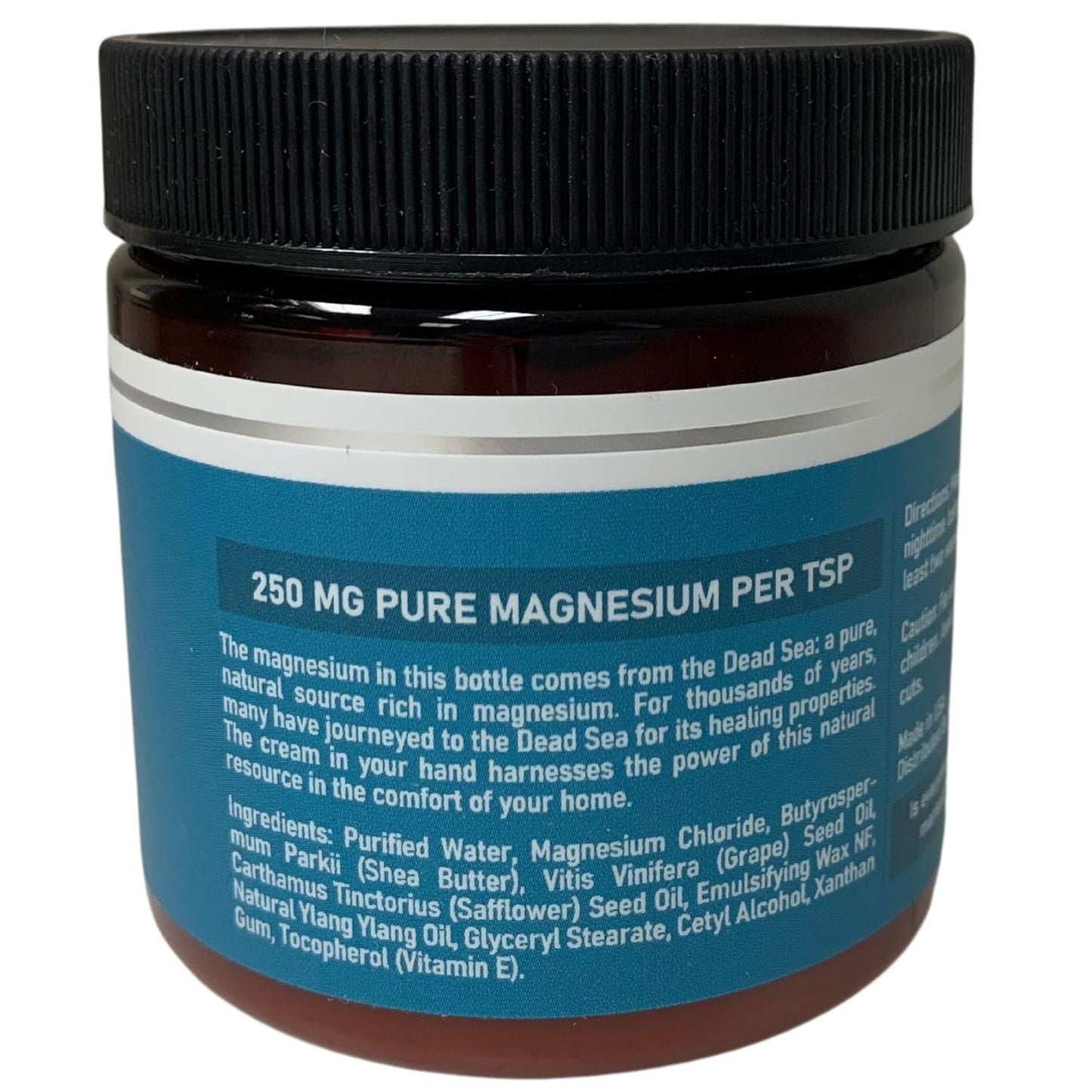Nighttime Relief Magnesium Chloride Cream for Rest & Recovery - Safe for Kids with Ylang Ylang - Magnum Solace Magnesium Cream
