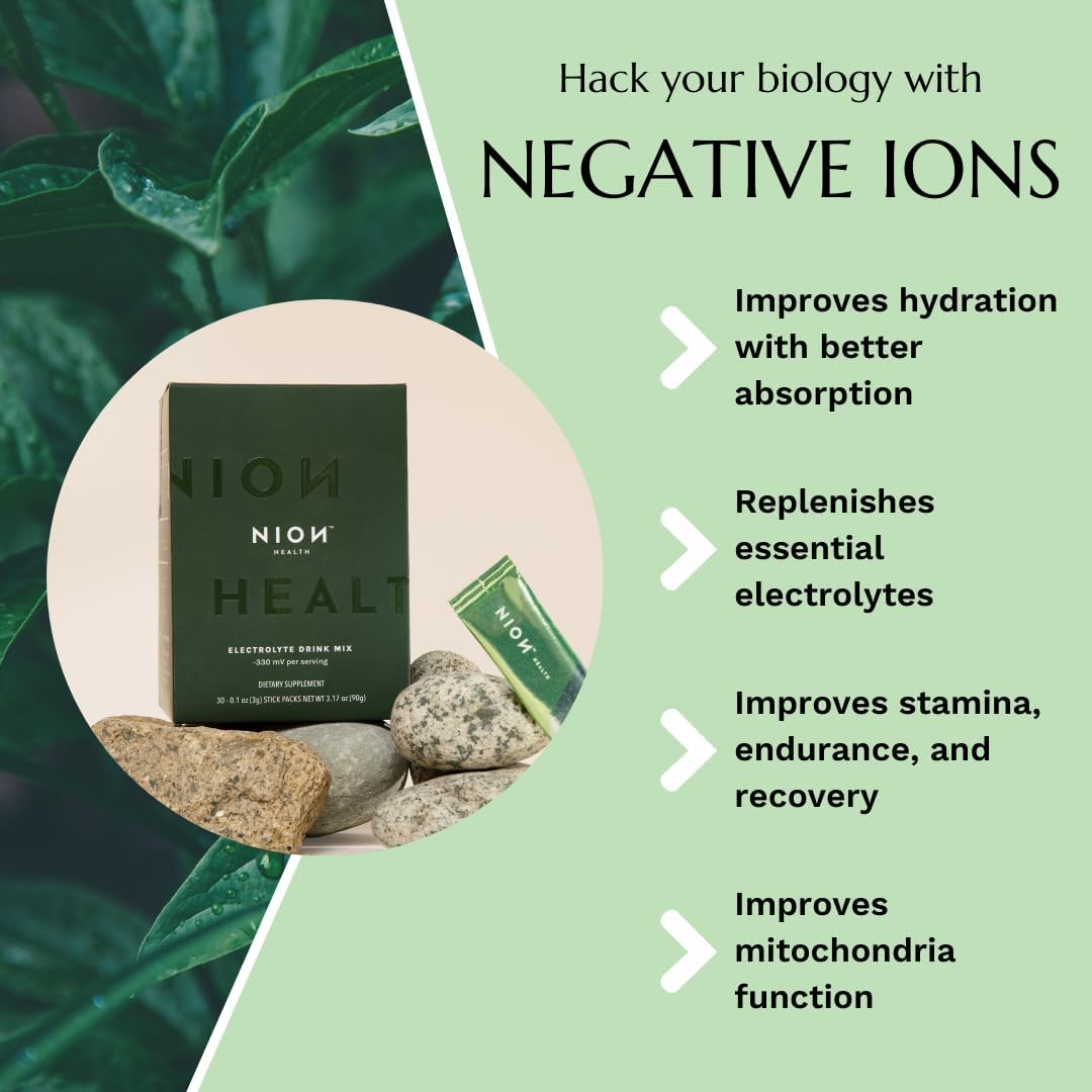 NION Electrolyte Powder Sticks - Sugar-Free Hydration Packets for Intermittent Fasting - Boost Energy and Stamina