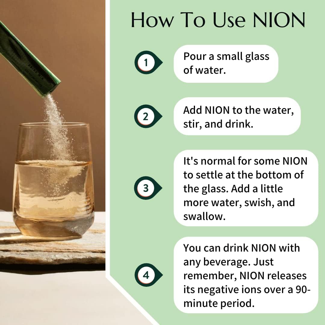 NION Electrolyte Powder Sticks - Sugar-Free Hydration Packets for Intermittent Fasting - Boost Energy and Stamina