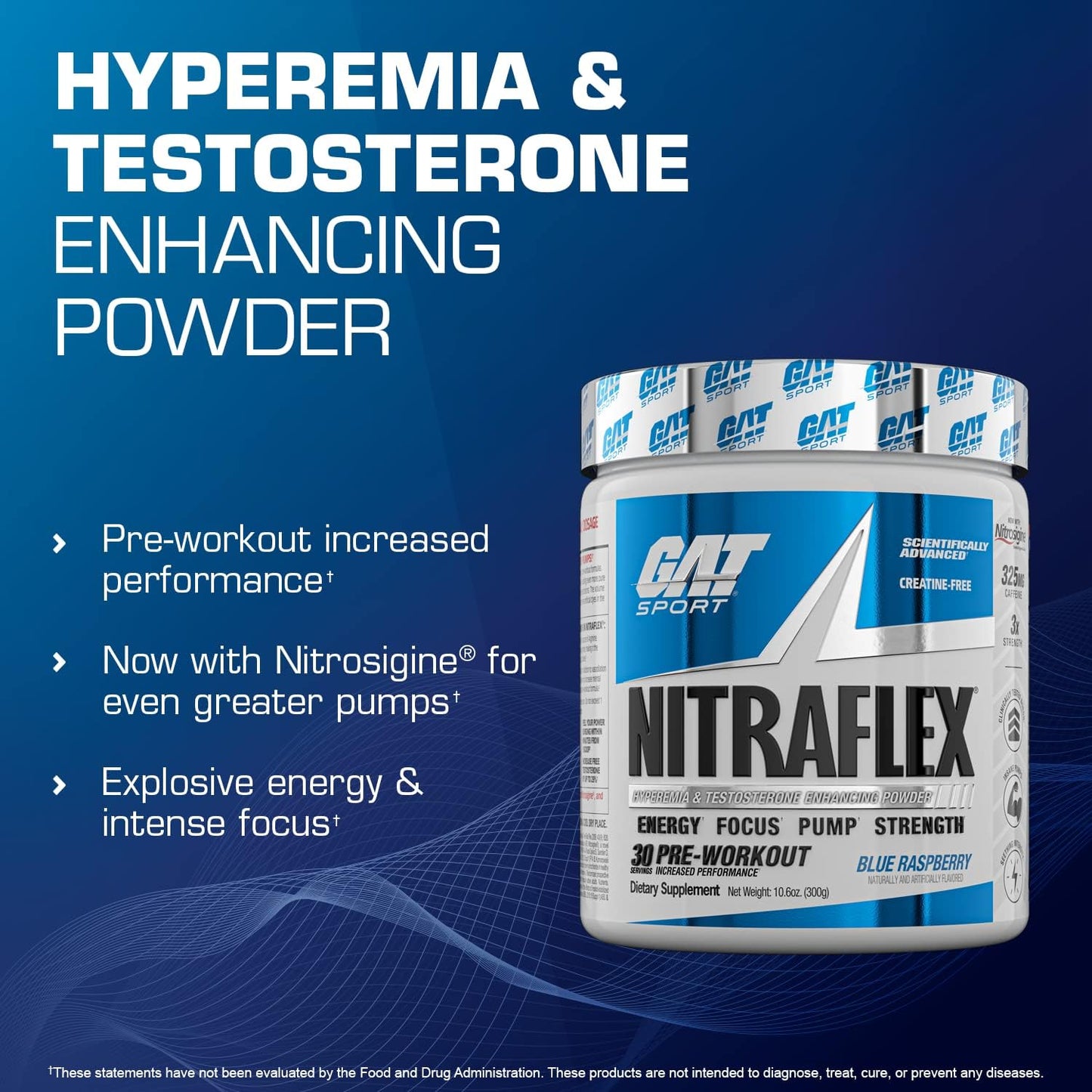 Nitraflex Advanced Pre-Workout Powder - Enhances Blood Flow, Strength, and Energy - Black Cherry Flavor - 30 Servings