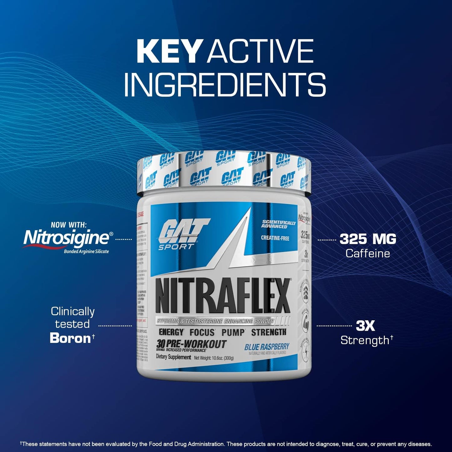 Nitraflex Advanced Pre-Workout Powder - Enhances Blood Flow, Strength, and Energy - Black Cherry Flavor - 30 Servings