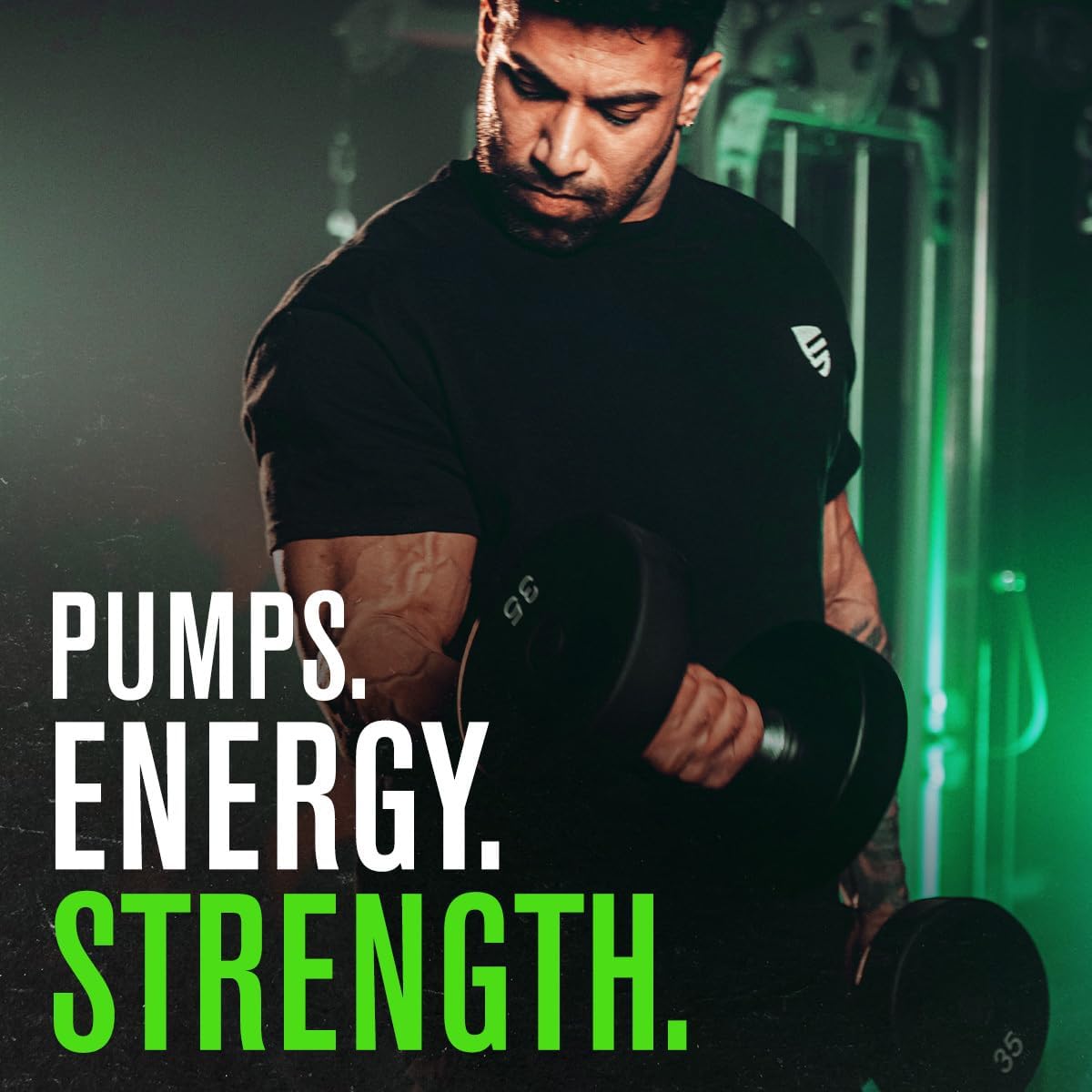 NITROSURGE Pre Workout Supplement - Boost Energy, Increase Strength, Enhance Focus, Intense Pumps - NO Booster & Powerful Energy Powder - 90 Servings, Arctic White