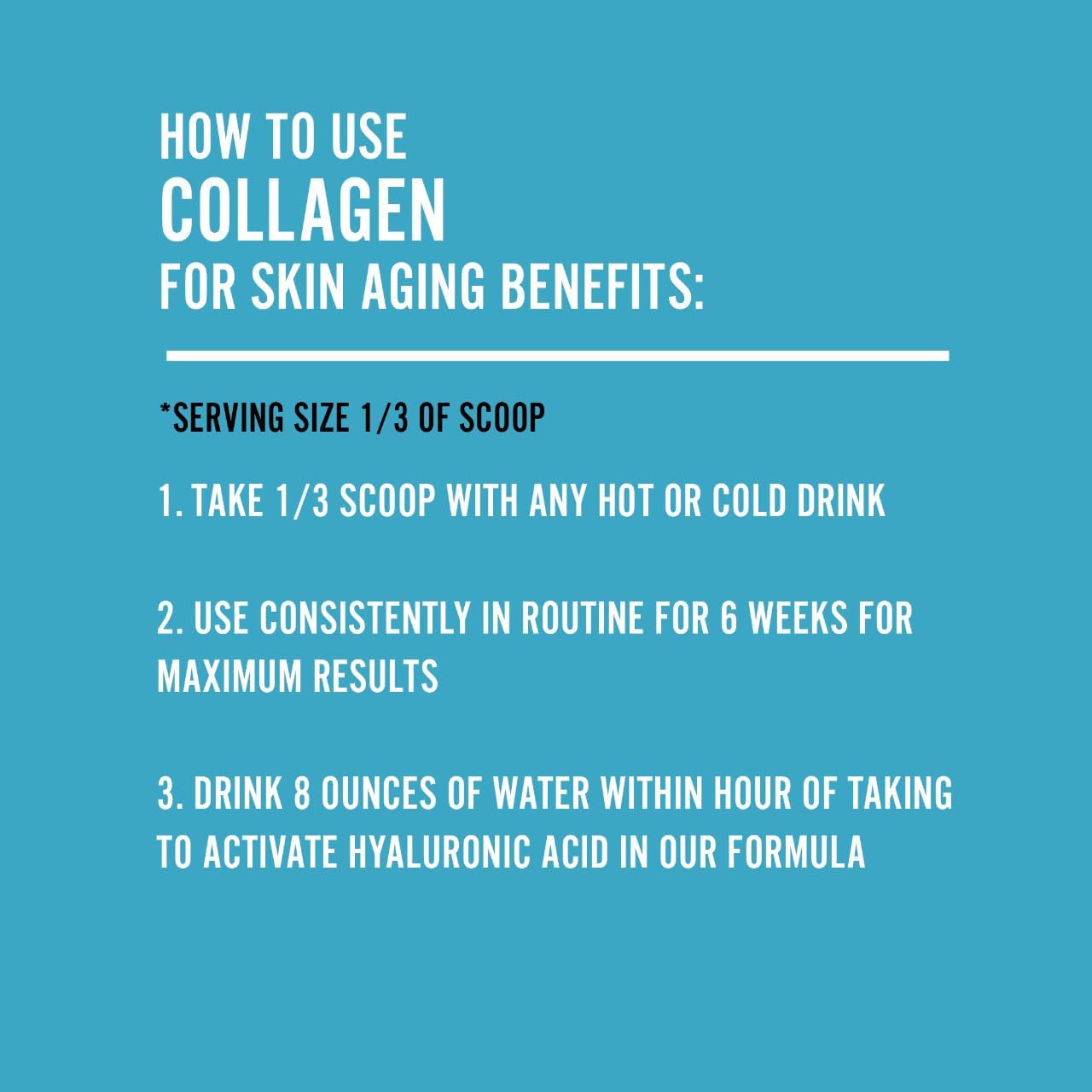 Non-GMO Collagen Peptides Powder with Biotin & Hyaluronic Acid - 10g Protein - Keto-Friendly - Unflavored - 40 Servings