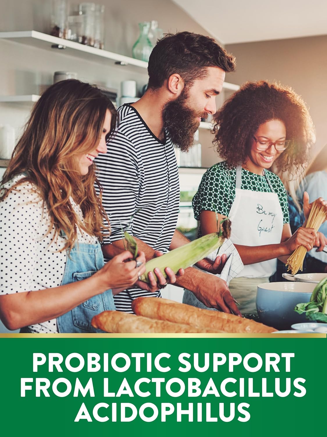 Non-GMO Probiotic Capsules for Men and Women | 500 Million CFU | 100 Count Bottle | Gluten-Free Supplement