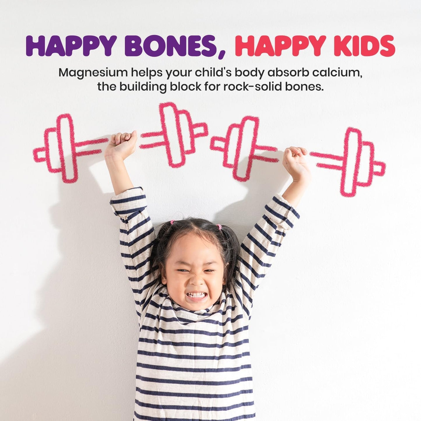 Non-GMO Raspberry Flavored Magnesium Citrate Gummies - Dr. Moritz Sugar-Free Calm Magnesium Gummies for Kids and Adults - 180 Count - BoostGo Australia