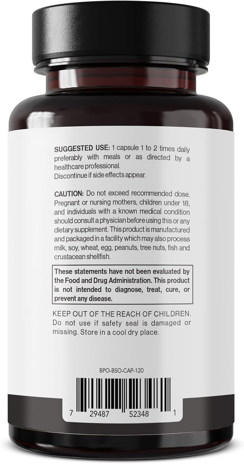 Non-GMO Vegan Black Seed Oil Capsules for Digestion, Joints, Hair & Skin - Cold-Pressed Nigella Sativa - 500mg - Super Antioxidant from Better Place Organics