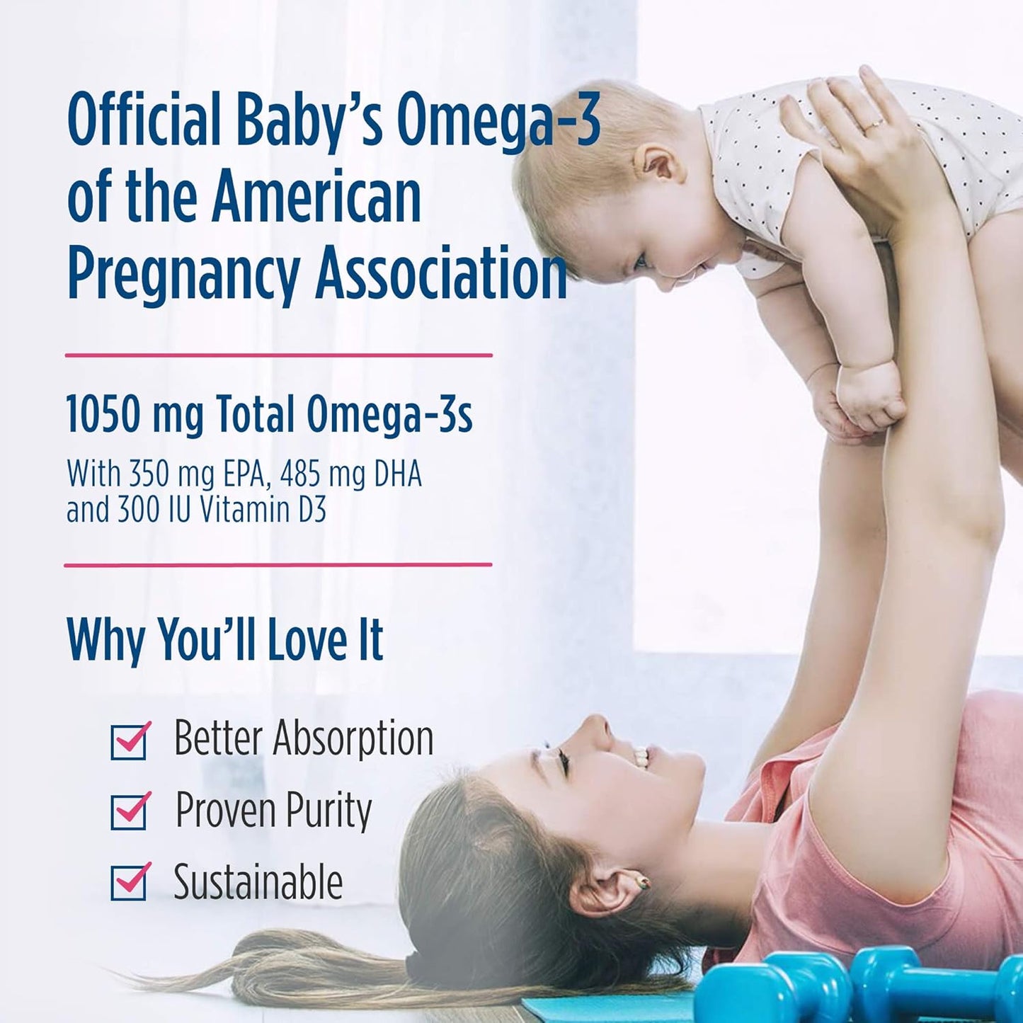 Nordic Naturals Baby DHA Supplement for Brain and Vision Development - Unflavored, 4 oz - Non-GMO Formula with Omega-3 and Vitamin D3