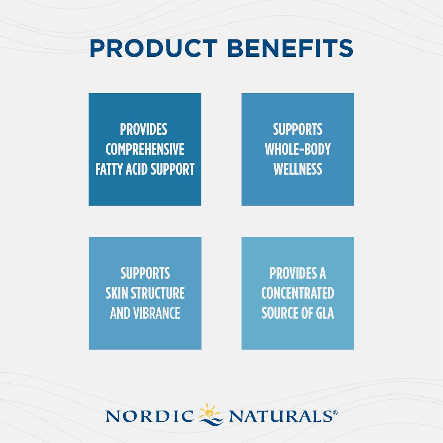 Nordic Naturals Omega-3 + Borage Oil Soft Gels - Skin Health Supplement with Natural Lemon Flavor - Non-GMO - 60 Count