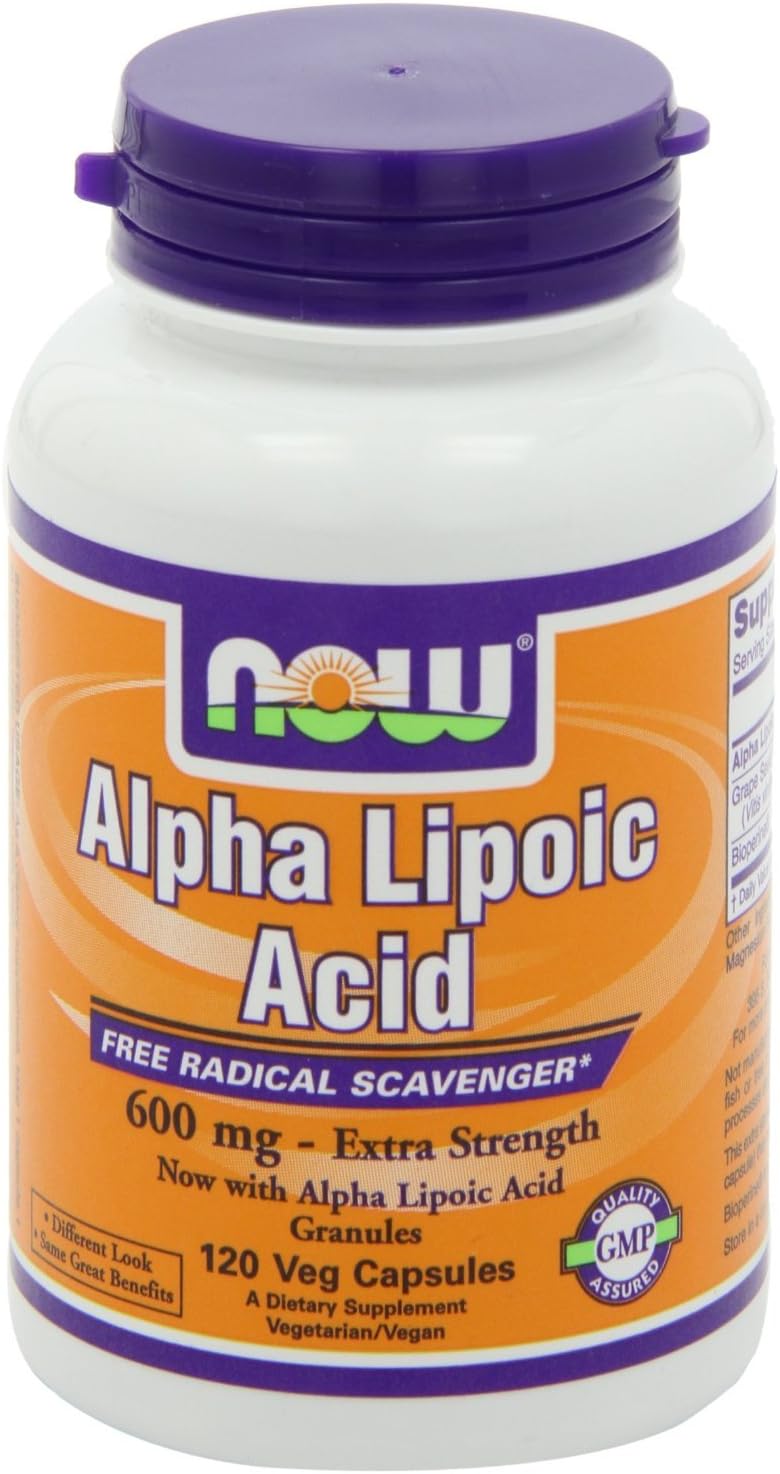 Now Foods Alpha Lipoic Acid 600 mg - 240 Capsules (2-Pack)