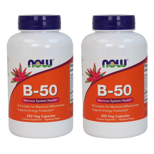 Now Foods B-50 Vitamin Complex - 500 Veg Capsules Pack