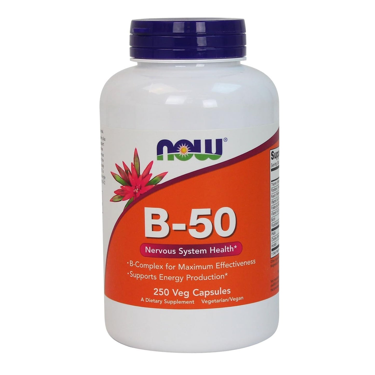 Now Foods B-50 Vitamin Complex - 500 Veg Capsules Pack