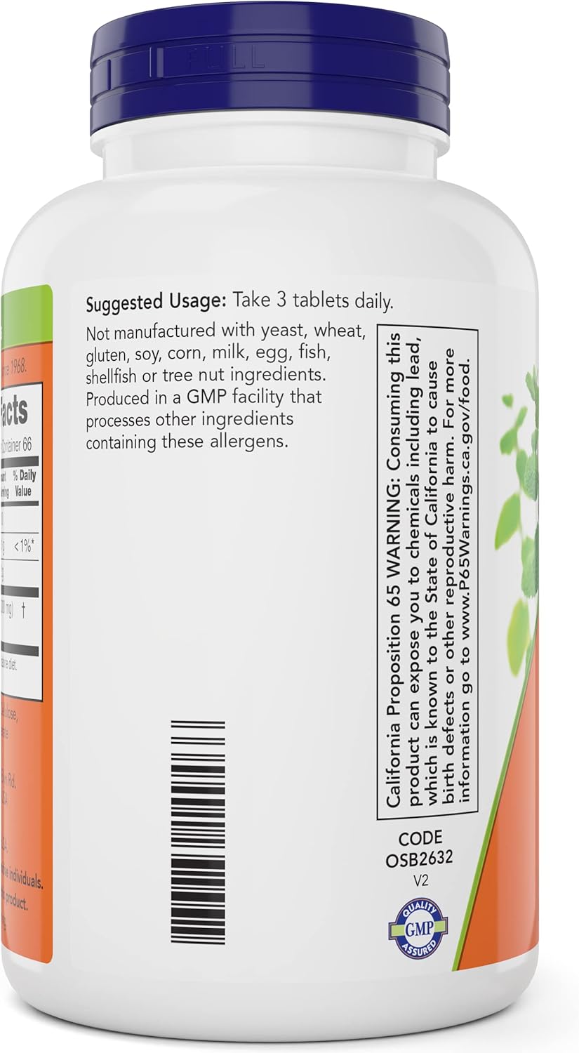 Now Foods Chlorella Tablets - 1000mg, 200 Count (Pack of 2) - Rich in Chlorophyll, Beta-Carotene - Non-GMO, Vegan - Superfood Supplement for Women and Men