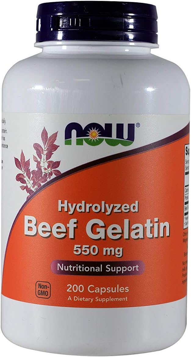 Now Foods Hydrolyzed Beef Gelatin - Pack of 2