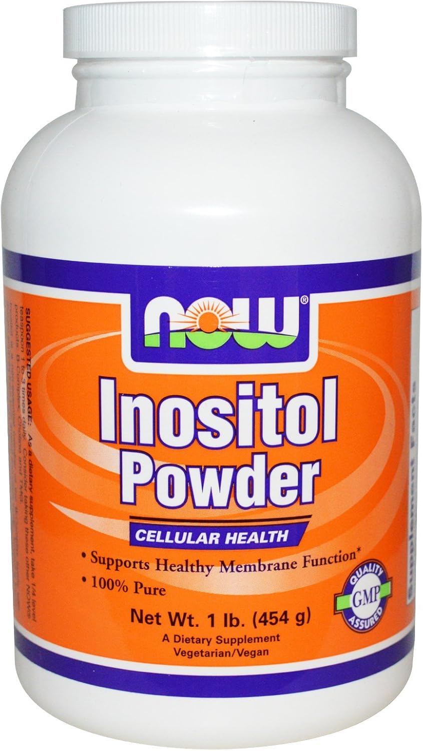 NOW Foods Inositol Powder - 100% Pure - 1 Lb - 2 Pack