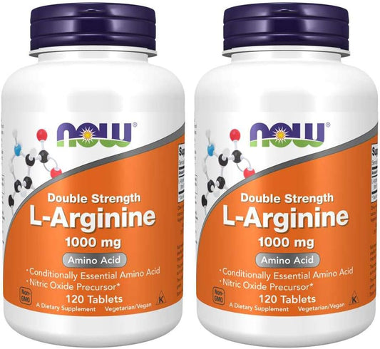 NOW Foods L-Arginine 1000 mg Tablets - Pack of 240