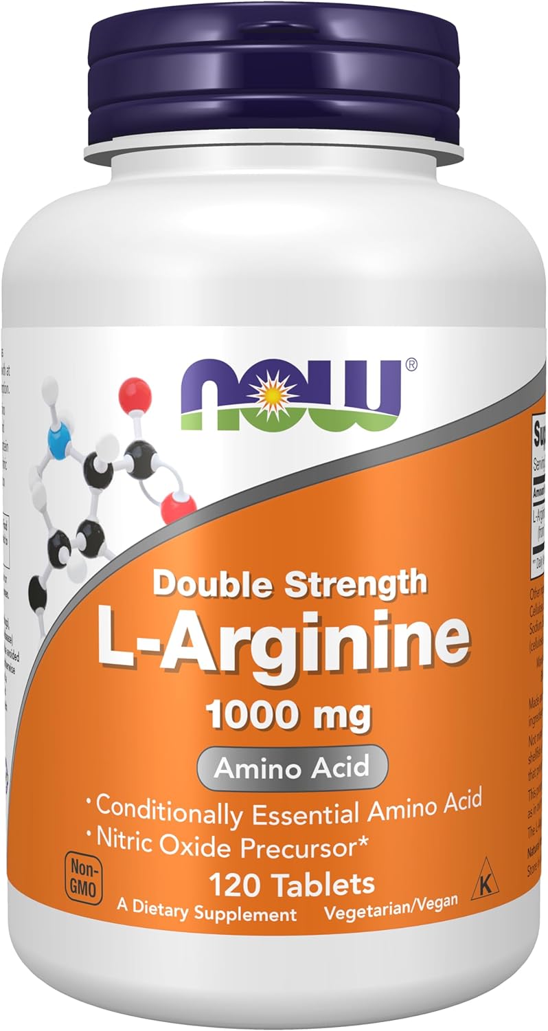 NOW Foods L-Arginine 1000 mg Tablets - Pack of 240