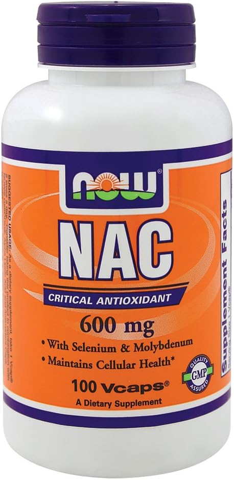 Now Foods NAC 600mg - 800 Vcaps Bulk Pack