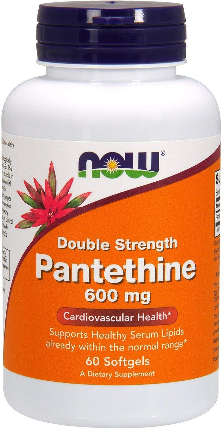 Now Foods Pantethine 600mg Softgels - Pack of 240