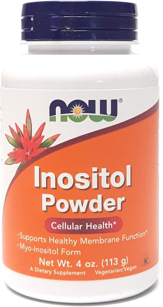 Now Foods Pure Inositol Powder, 4oz - 2 Pack