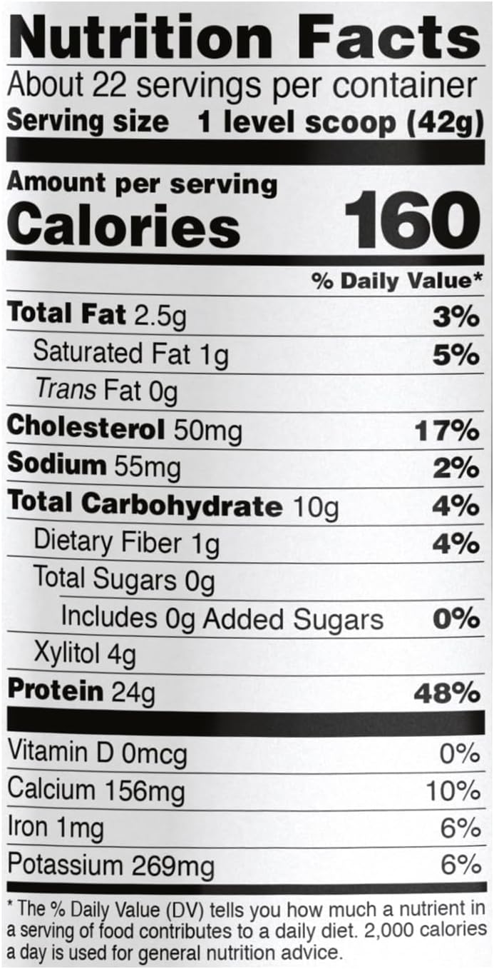 NOW Foods Sports Nutrition Whey Protein Powder, Creamy Chocolate Flavor, 24g Protein with BCAAs, 2lb Pack