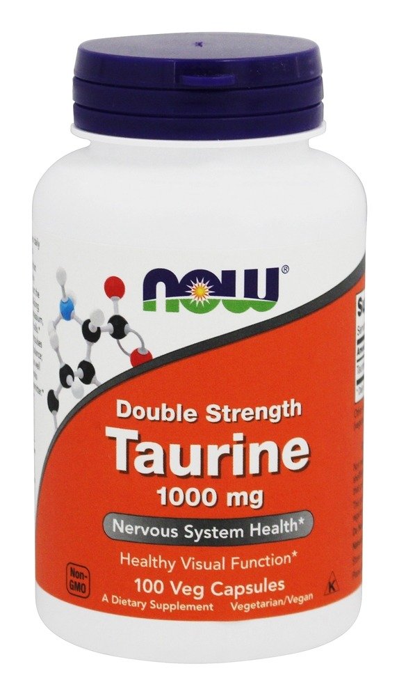 Now Foods Taurine 1000mg Dietary Supplement - 100 Capsules