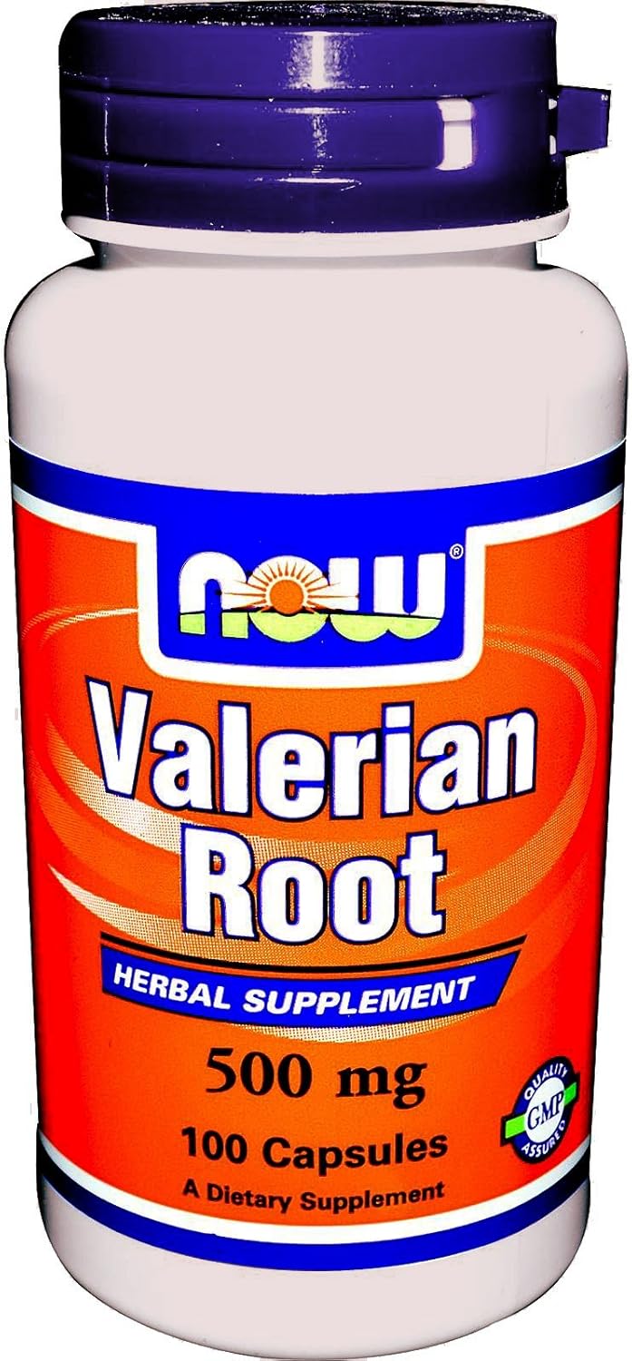 Now Foods Valerian Root Capsules, 500 mg - 100 Count (Pack of 2)
