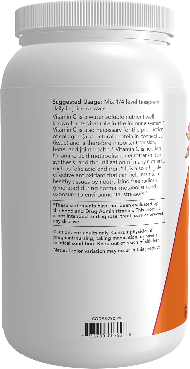 NOW Foods Vitamin C Crystals, 3-Pound - Antioxidant Protection Supplement