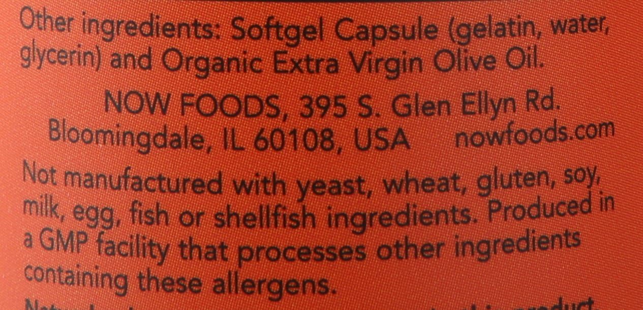 NOW Foods Vitamin D-3 5,000 IU Softgels - 120 Count