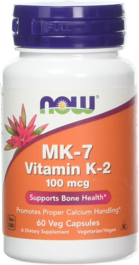 Now Foods Vitamin K-2 Mk-7 100 Mcg - 60 Vegg Capsules - Bone Health Support