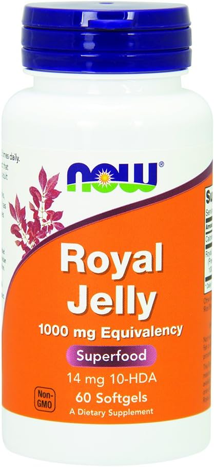 NOW Royal Jelly Softgels - 1000mg, 60 Count by NOW Foods