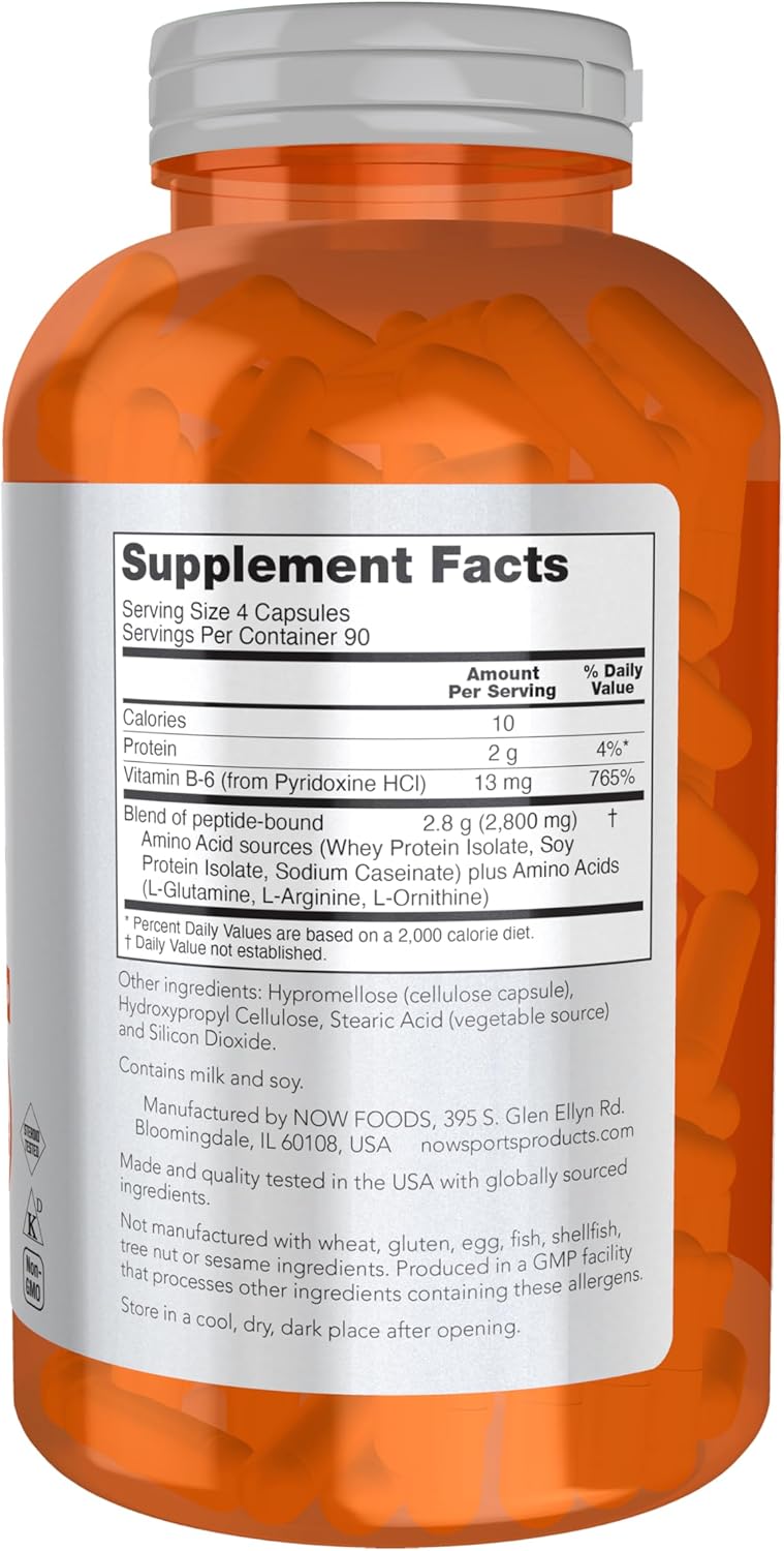 NOW Sports Nutrition Amino Complete with Vitamin B-6 - 360 Tablets by NOW Foods